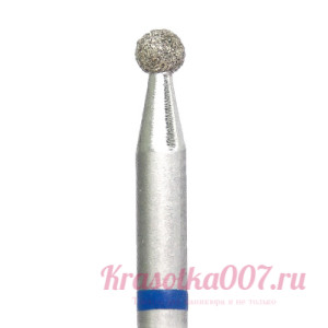Фреза алмазная шар 2.7мм КМИЗ ,средний абразив,к30