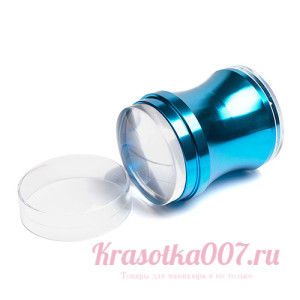 Штамп большой золотой, красный, голубой в асс