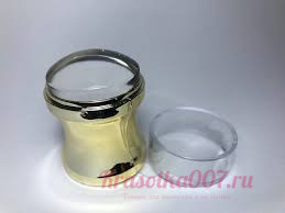 Штамп большой золотой, красный, голубой в асс