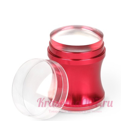 Штамп большой золотой, красный, голубой в асс