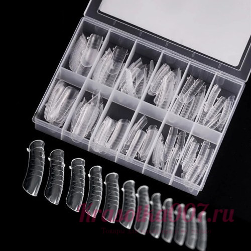 Верхние формы для наращивания квадрат, 120 шт