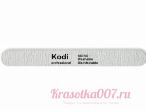 Пилка с пластиковой прослойкой 180/240 прямая белая,шт