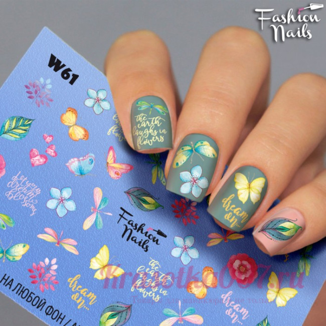 Слайдеры Fashion Nails  W61