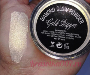 Румяна хайлайтер Diamond Glow Powder - Gold Digger