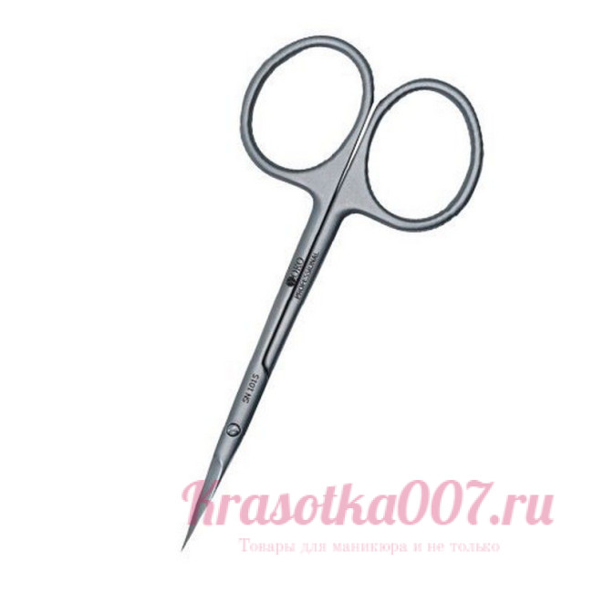 YOKO Ножницы для кутикулы / Premium SN 101 S, изогнутые, ручная заточка, 105 мм