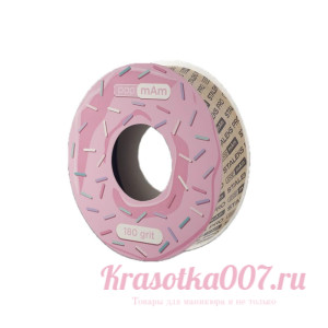 Запасной блок файл-ленты popMaMдля пластиковой катушки Staleks pro 6 м в катушке 180 грит