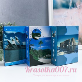 Фотоальбом на 100 фото 10х15 см "Природная идиллия" МИКС 16,5х12,3х5,2 см