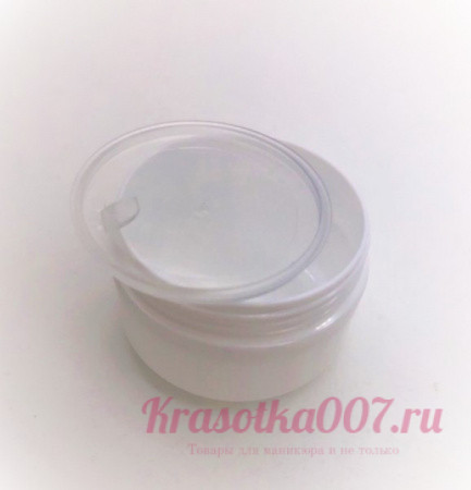 Баночка для геля белая 30г