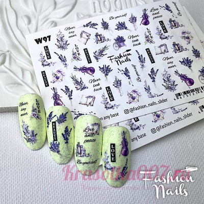 Слайдеры Fashion Nails  W97