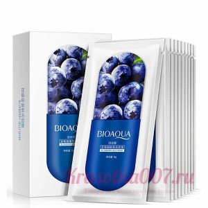 Увлажняющая гель-маска для лица с экстрактом черники Bioaqua