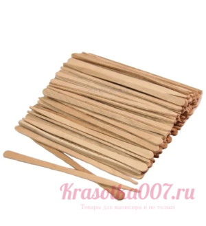 Шпатель косметологический 140*6*1.8мм, 100шт.