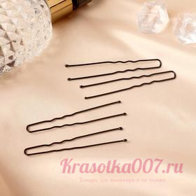 Шпилька для волос "Классик" (набор 20 шт) мини, 6 см, чёрный