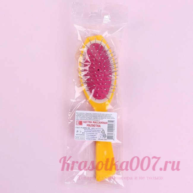 Расческа массажная овал 5*20см Малютка