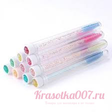 Щеточка в тубе для бровей