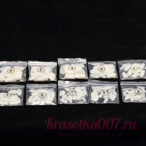 Типсы пластик для наращивания 500 шт