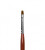 Кисть Roubloff коричневая синтетика /плоская 4/ручка фигурная бордовая GN23R