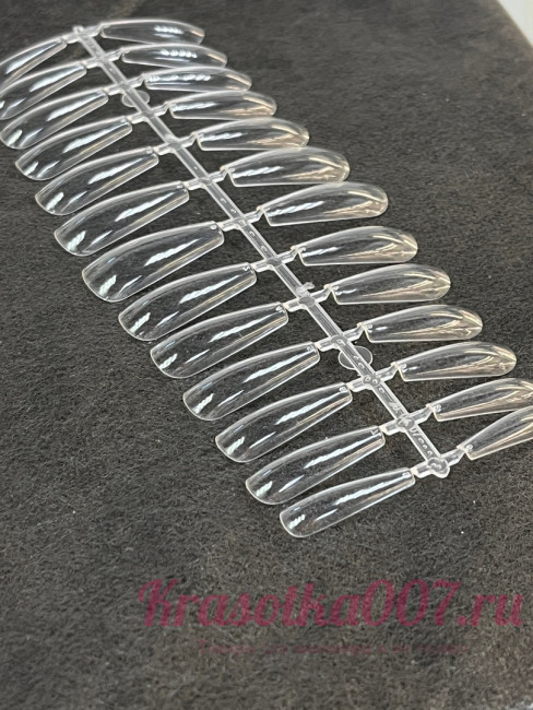 Гелевые типсы балерина, 24 шт