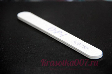 Пилка OPI 100/180 качественное напыление,шт Пилка OPI 100/180 качественное напыление,шт