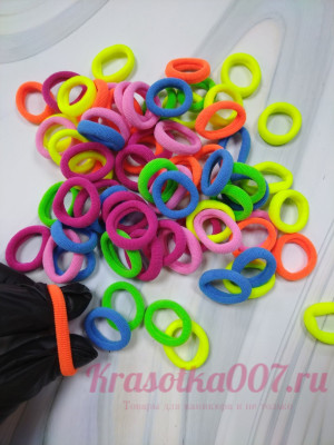 Резинки детские для волос цвет в асс