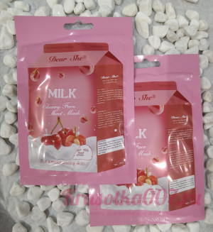 Маска тканевая Dear She Milk Cherry Mask