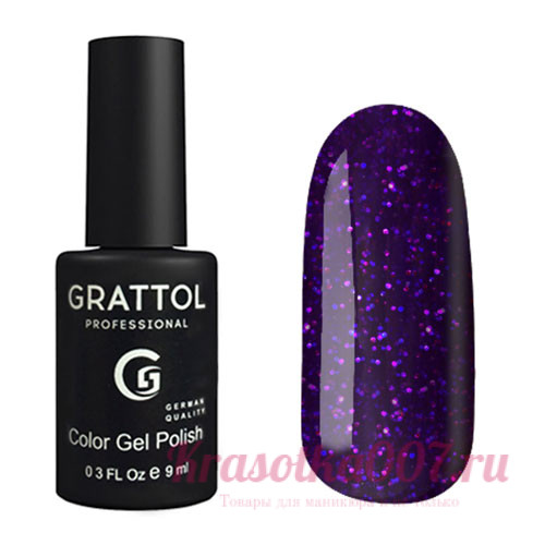 ГЕЛЬ-ЛАК GRATTOL AMETHYST 02, 9МЛ