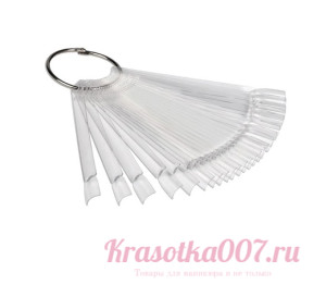 Типсы для выкраски прозрачные квадрат 50 шт